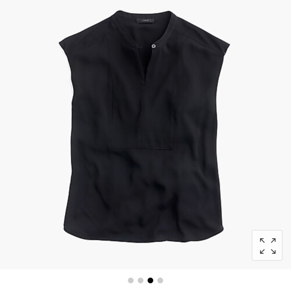 J.Crew drapey cap sleeve top